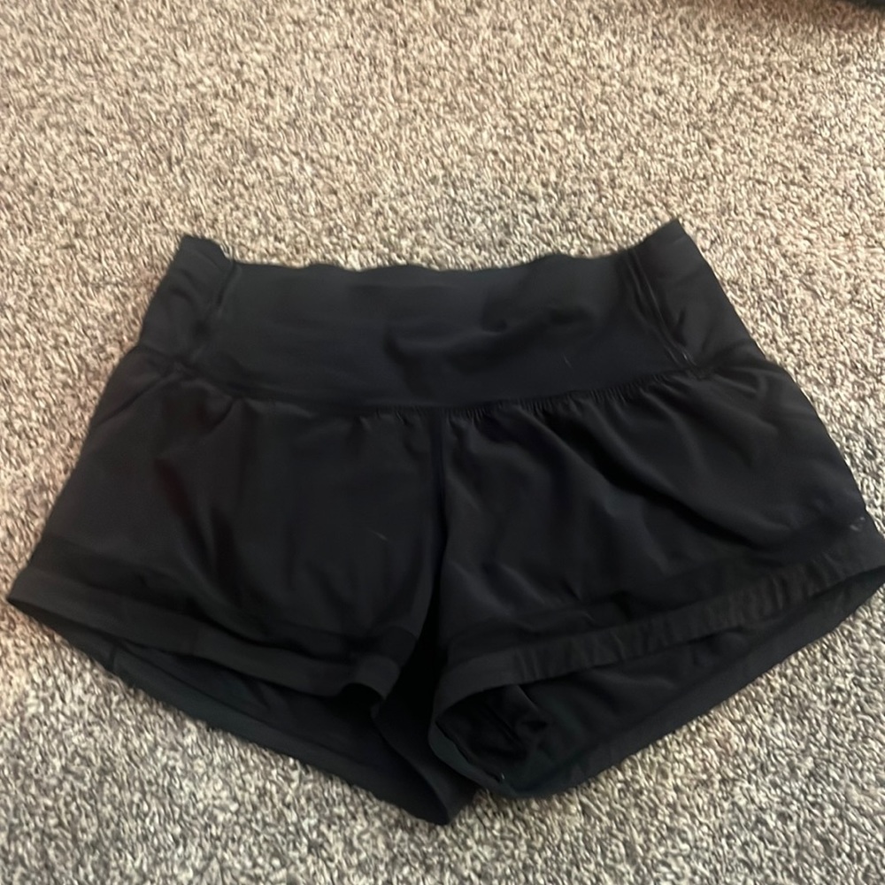 Black lululemon shorts